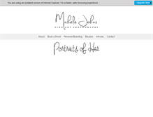 Tablet Screenshot of michelejohnsphotography.com
